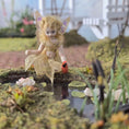 Load image into Gallery viewer, OOAK Whimsical Porcelain Fairy Child Dollhouse Doll with Butterfly Wings