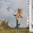 Load image into Gallery viewer, OOAK Whimsical Porcelain Fairy Child Dollhouse Doll with Butterfly Wings