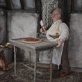 Load image into Gallery viewer, Gudrun Kolenda OOAK Clay Chubby Butcher Man Dollhouse Character with Cleaver