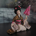 Load image into Gallery viewer, Tish Tierney IGMA OOAK Japanese Madori Seated Geisha Dollhouse Doll Signed