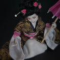 Load image into Gallery viewer, Tish Tierney IGMA OOAK Japanese Madori Seated Geisha Dollhouse Doll Signed