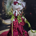 Load image into Gallery viewer, Tish Tierney IGMA OOAK La Peep Porcelain Doll with her Sheep and Crook 1:12 Scale