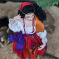 Load image into Gallery viewer, Tish Tierney OOAK Beautiful Gypsy Woman Porcelain Dollhouse Doll 1:12 Scale