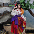 Load image into Gallery viewer, Tish Tierney OOAK Beautiful Gypsy Woman Porcelain Dollhouse Doll 1:12 Scale