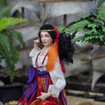 Load image into Gallery viewer, Tish Tierney OOAK Beautiful Gypsy Woman Porcelain Dollhouse Doll 1:12 Scale