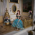 Load image into Gallery viewer, Cynthia Moreno Belly Dancer Character Dollhouse Doll OOAK Exotic Clay Figure