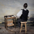 Load image into Gallery viewer, Victorian Artist Gentleman Doll with Palette & Studio Set OOAK Character