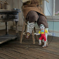 Load image into Gallery viewer, Geppetto & Pinocchio Dollhouse Doll Scene w Stool, Artisan Porcelain Character Set