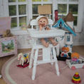 Load image into Gallery viewer, Messy Toddler Baby Boy Eating Realistic Clay Miniature Doll with Bib OOAK