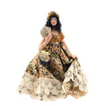 Load image into Gallery viewer, Autumn Floral Victorian Lady Dollhouse Doll Caramel Complexion Attributed Stacy Hofman
