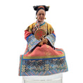 Load image into Gallery viewer, OOAK Qing Dynasty Inspired Chinese Empress Dowager Seated Dollhouse Doll