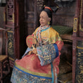 Load image into Gallery viewer, OOAK Qing Dynasty Inspired Chinese Empress Dowager Seated Dollhouse Doll