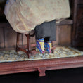 Load image into Gallery viewer, OOAK Qing Dynasty Inspired Chinese Empress Dowager Seated Dollhouse Doll