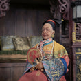Load image into Gallery viewer, OOAK Qing Dynasty Inspired Chinese Empress Dowager Seated Dollhouse Doll