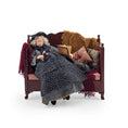 Load image into Gallery viewer, RESERVED FOR JOE Julie Campbell Sleeping Witch with French Bulldog on Sofa
