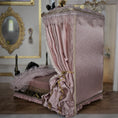Load image into Gallery viewer, Aurea of Spain Rococo Pink & Gilt Half-Tester Canopy Bed with Painted Panels