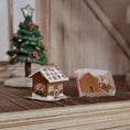Load image into Gallery viewer, 1:12 Christmas Gingerbread House Kit & Assembled Cottage