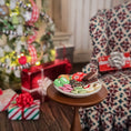 Load image into Gallery viewer, Miniature dollhouse cookie platter, on side table