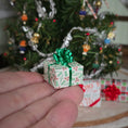 Load image into Gallery viewer, group of miniature dollhouse wrapped Christmas gifts