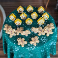 Load image into Gallery viewer, miniature gingerbread men and houses on a table