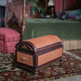 Load image into Gallery viewer, Artisan Dressed Traveler's Box Trunk Vignette with Books & Accessories