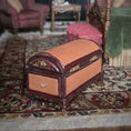 Load image into Gallery viewer, Artisan Dressed Traveler's Box Trunk Vignette with Books & Accessories