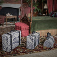 Load image into Gallery viewer, 3-Piece Prada Faux Python Snakeskin Luggage Set & Handbag