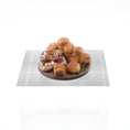 Load image into Gallery viewer, Miniature pastries on wooden serving board, white background