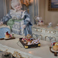 Load image into Gallery viewer, pastry tray in decorated room with miniature doll