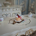 Load image into Gallery viewer, coffee & cupcake serving board, on table