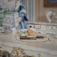 Load image into Gallery viewer, coffee & cupcake serving board, back view