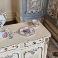 Load image into Gallery viewer, Hand painted Miyuki Nagashima porcelain set on buffet
