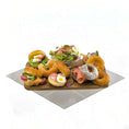 Load image into Gallery viewer, Brunch Bagel Charcuterie Serving Board on white background