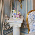 Load image into Gallery viewer, Decorative element with figurines on a ornate chair