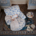 Load image into Gallery viewer, June Clinkscales Dressed Blue Toile Armchair Vignette 2016