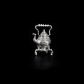 Load image into Gallery viewer, Ornate Elegant Sterling Silver Tea Kettle on Stand by Obadiah Fisher