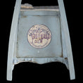Load image into Gallery viewer, June Clinkscales Miniature Rococo Nursery Rocking Chair Gilt Blue