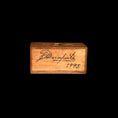 Load image into Gallery viewer, John Davenport Miniature Inlay Wood Lidded Letter Box RARE 1993