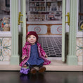 Load image into Gallery viewer, Catherine Muniere French Clay Little Girl with Spring Raincoat OOAK Doll