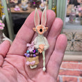 Load image into Gallery viewer, Cynthia Baron Vintage Easter Elf Boy Doll with Bunny Ears and Basket
