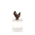 Load image into Gallery viewer, Miniature Easter Springtime Chocolate Hen Confectionery Figure