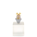 Load image into Gallery viewer, Paris Miniatures France OOAK Lavender Sugar Easter Egg in Painted Metal Basket