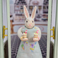 Load image into Gallery viewer, Pair of Pink Decorated Easter Cupcakes with Bunny Cookies Paris Miniatures France