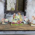 Load image into Gallery viewer, Miniature Antique & Vintage Easter Card Cutouts with Wood Stands (Set of Eight)