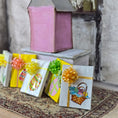 Load image into Gallery viewer, Set of Five Miniature Spring & Easter Wrapped Gifts Presents