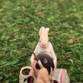 Load image into Gallery viewer, Veronique Lux Rabbit Children Decorating Chocolate Easter Egg Vignette France