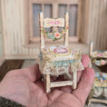 Load image into Gallery viewer, RESERVED FOR RB Aida Pravia Hand Painted Peter Rabbit Table & Chairs Set Porcelain Roses Spain