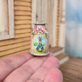 Load image into Gallery viewer, Aida Pravia Hand Painted Peter Rabbit Metal Lidded Milk Churn Canister with Lid