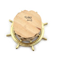 Load image into Gallery viewer, Ship’s Wheel Table with Galapagos Cholla Wood & Waved Resin