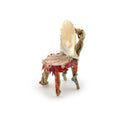 Load image into Gallery viewer, Pamela Goldman Coral-Red Shell Dining Set with Glass Top OOAK